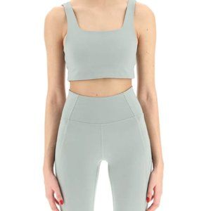 Girlfriend Collective High Rise Compressive Legging and Tommy Cropped Sports Bra